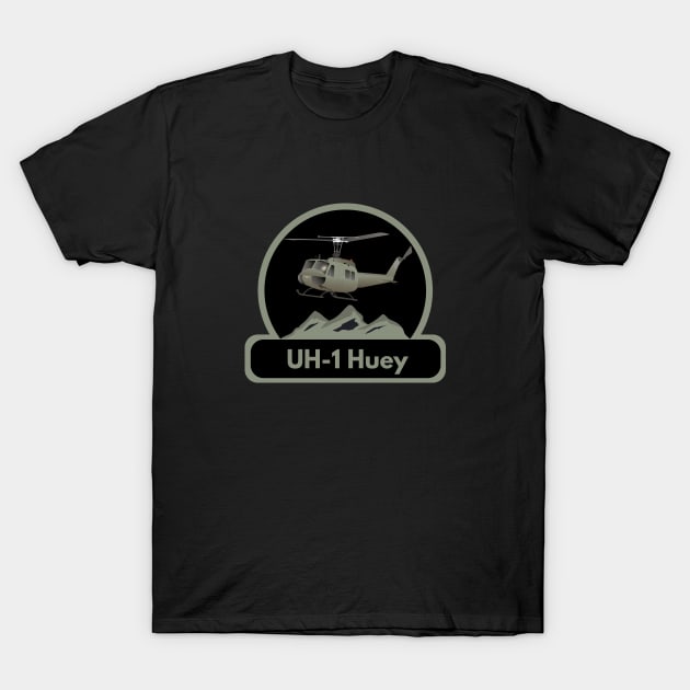 UH-1 Huey Helicopter T-Shirt by NorseTech